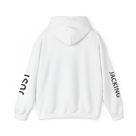 Just Jacking Unisex Heavy Blend™ Hoodie, Stylish Streetwear, Cozy Casual Wear, Perfect for Gym, Gifts for Him, Trendy Wardrobe Essential