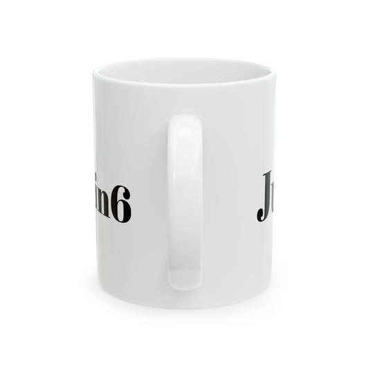 Just Jacking Ceramic Mug - Colorful Coffee Cup for Creatives, Great for Gifts, Office Use, or Home Decor