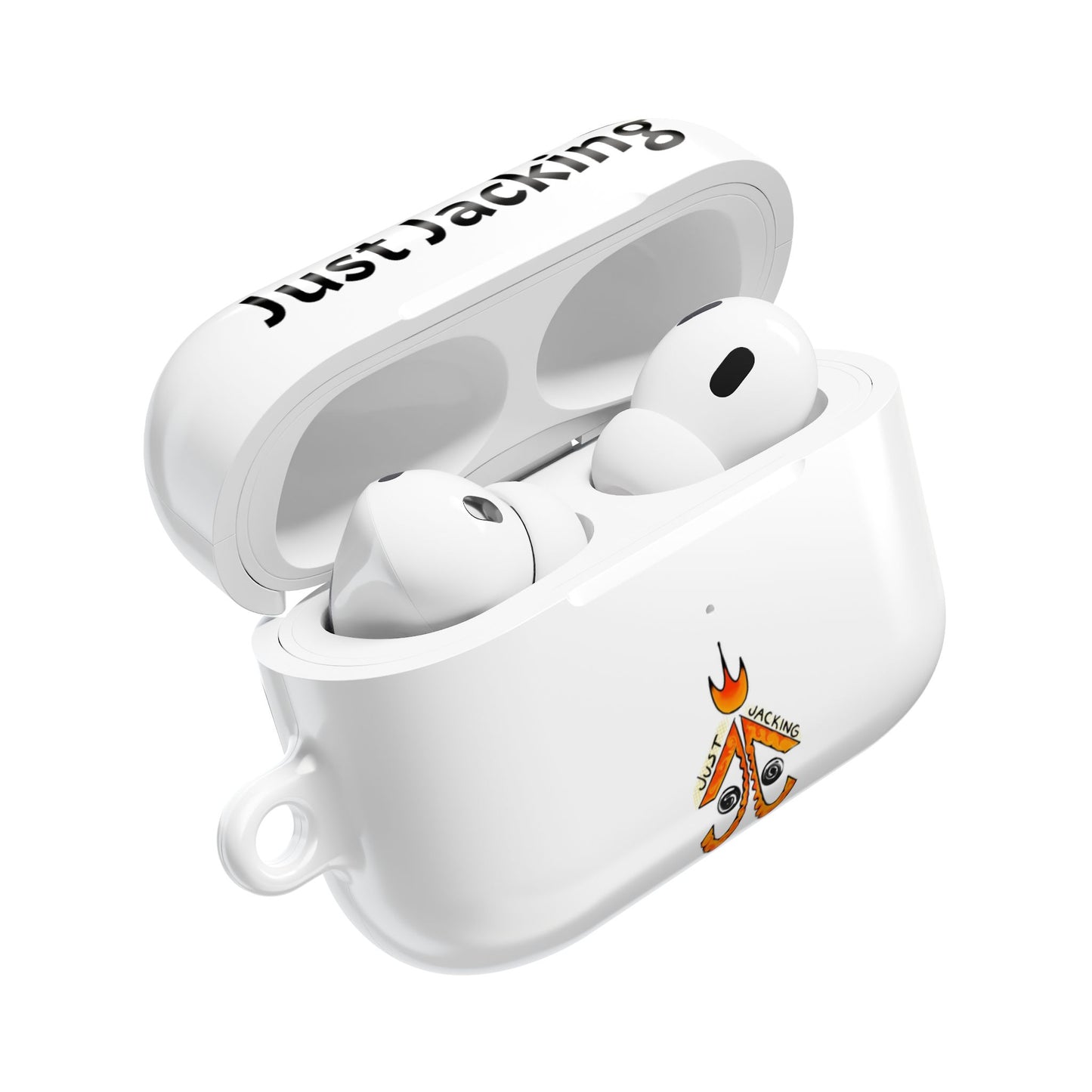 Just Jacking AirPod Case, Custom AirPods Cover, Trendy Earbud Holder, Unique Gift for Music Lovers, Personalized Tech Accessory