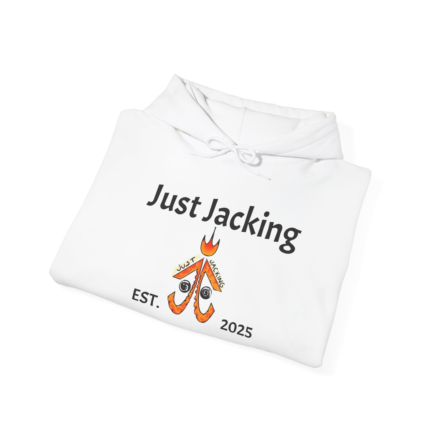 Just Jacking Unisex Heavy Blend™ Hoodie, Stylish Streetwear, Cozy Casual Wear, Perfect for Gym, Gifts for Him, Trendy Wardrobe Essential