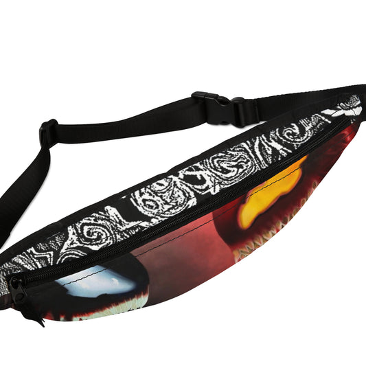 Vibrant Graphic Fanny Pack for Adventure Lovers, Statement Bag for Festivals, Travel, and Casual Outings, Bold Artsy Design