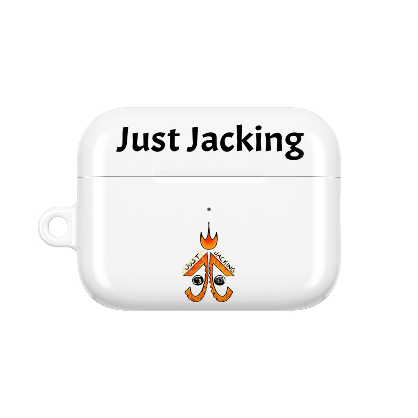 Just Jacking AirPod Case, Custom AirPods Cover, Trendy Earbud Holder, Unique Gift for Music Lovers, Personalized Tech Accessory