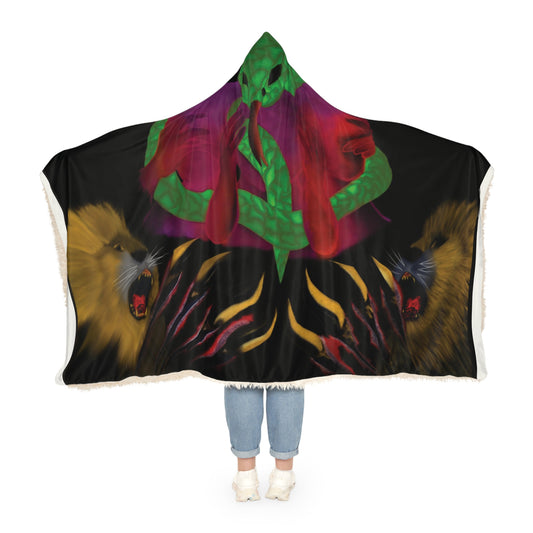 Fierce Animal Print Snuggle Blanket: Cozy Throw for Comfort, Bedroom Decor, Gift for Wildlife Lovers, Unique Statement Piece, [...]