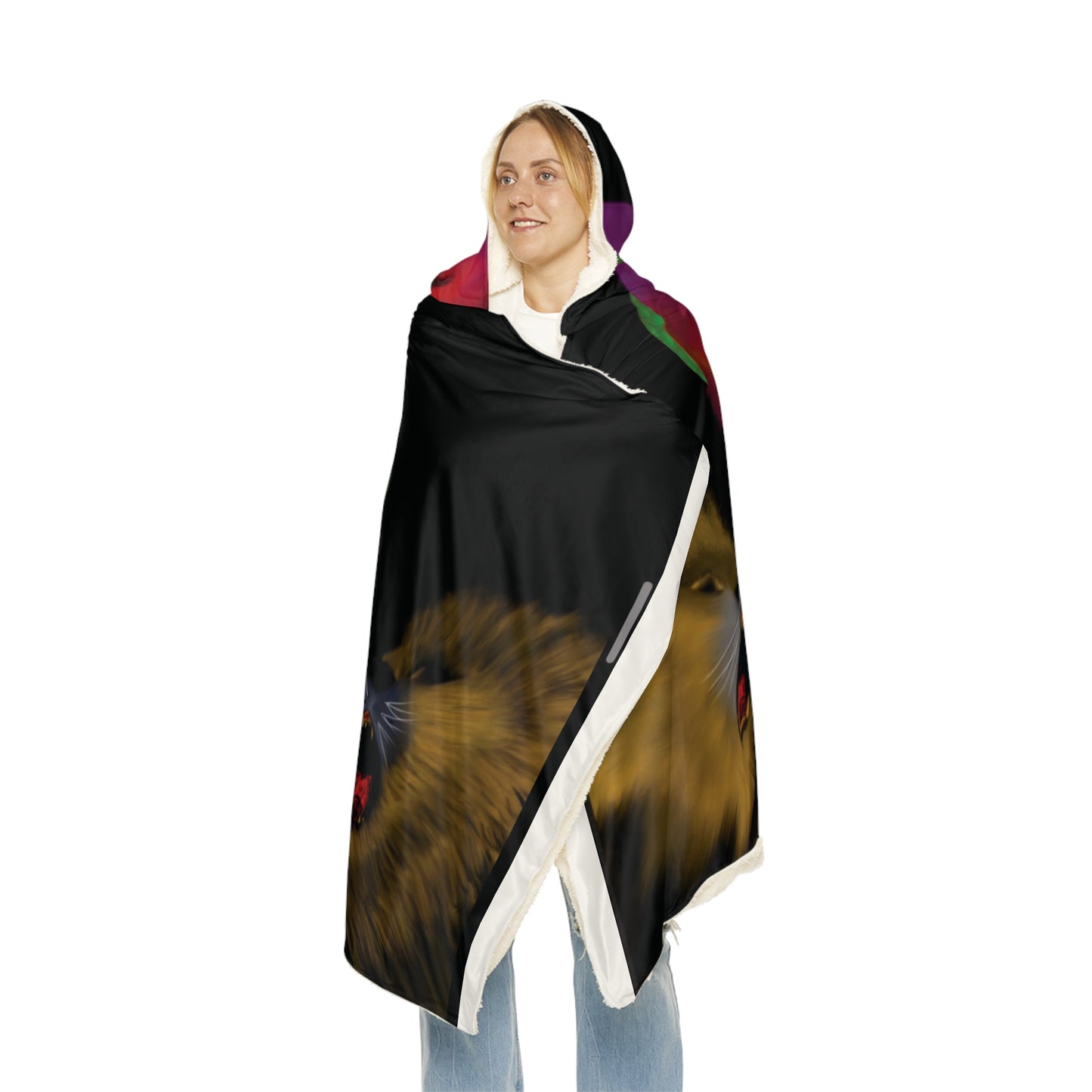 Fierce Animal Print Snuggle Blanket: Cozy Throw for Comfort, Bedroom Decor, Gift for Wildlife Lovers, Unique Statement Piece, [...]