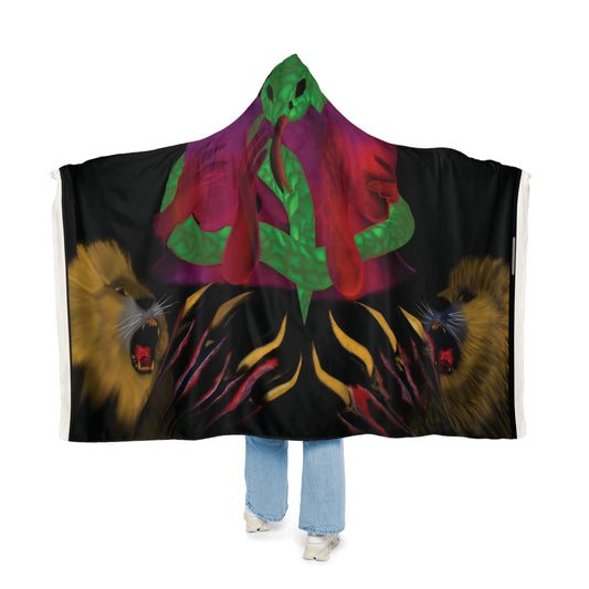 Fierce Animal Print Snuggle Blanket: Cozy Throw for Comfort, Bedroom Decor, Gift for Wildlife Lovers, Unique Statement Piece, [...]