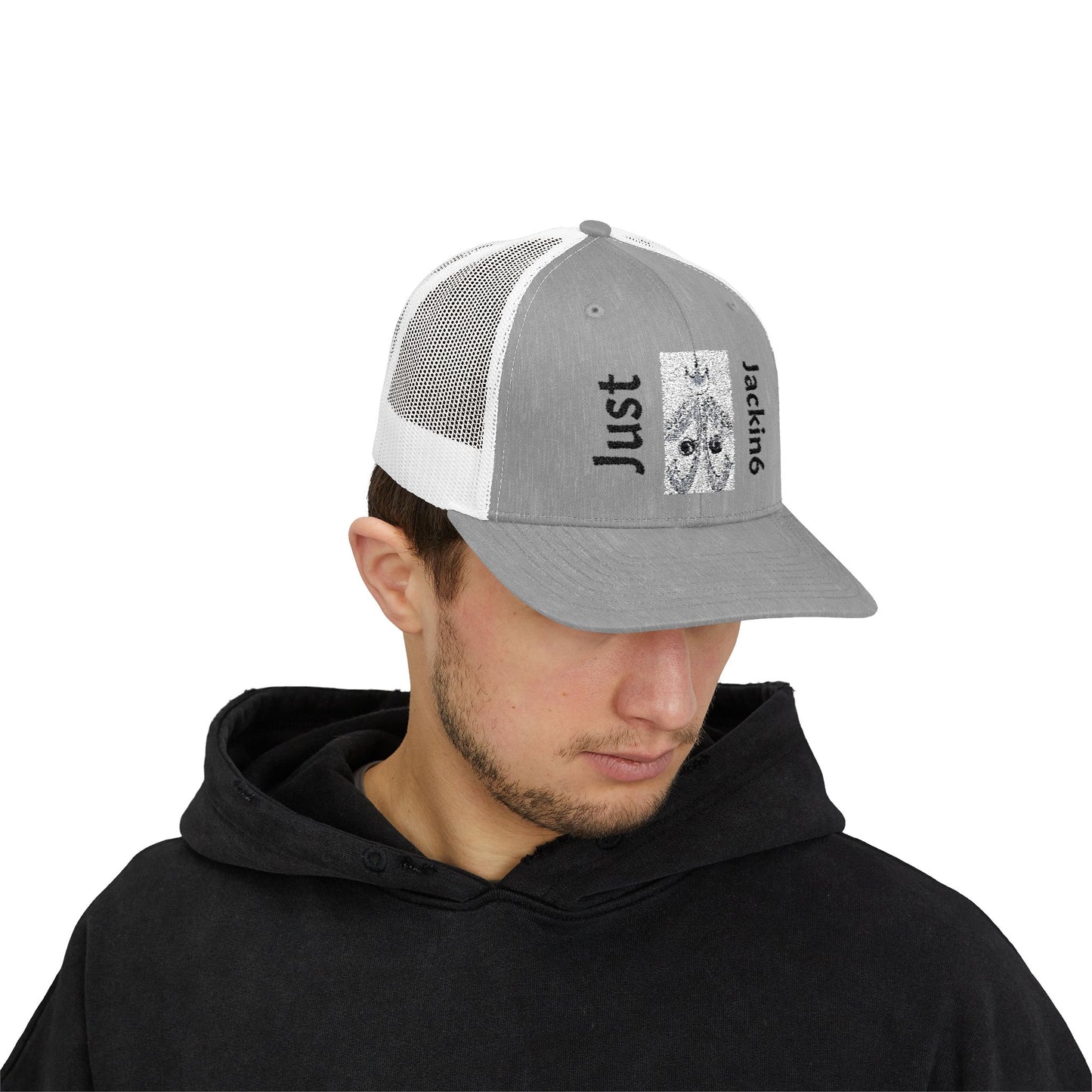 Cool Graphic Snapback Trucker Cap, Just Jackin6 Cap, Casual Streetwear Hat, Stylish Accessories for All Seasons, Perfect Gift for [...]